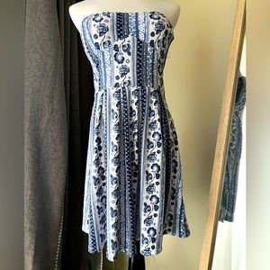 Strapless A-line Dress